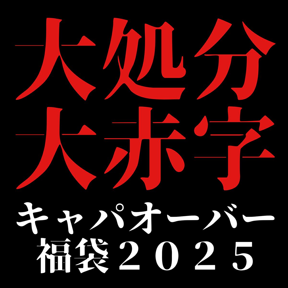 大処分大赤字キャパオーバー福袋2025のページ|アノネノネ