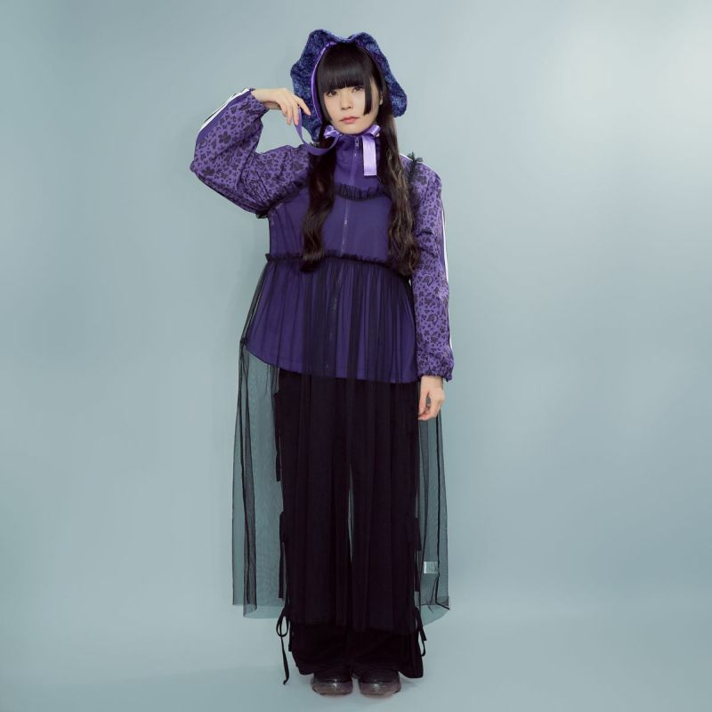 レイヤードチュールスカート18