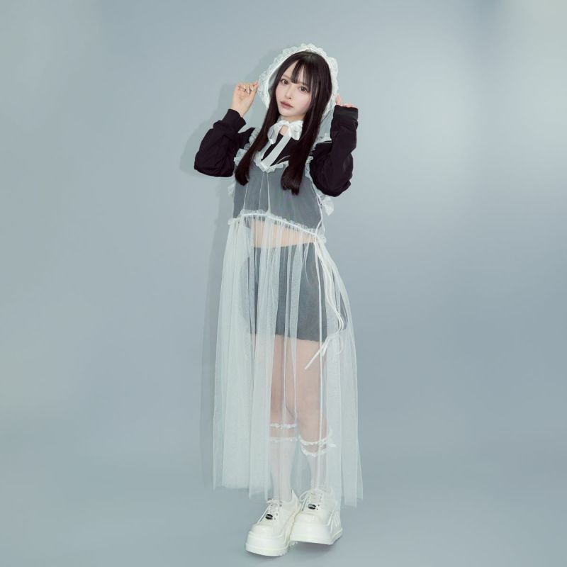 レイヤードチュールスカート20