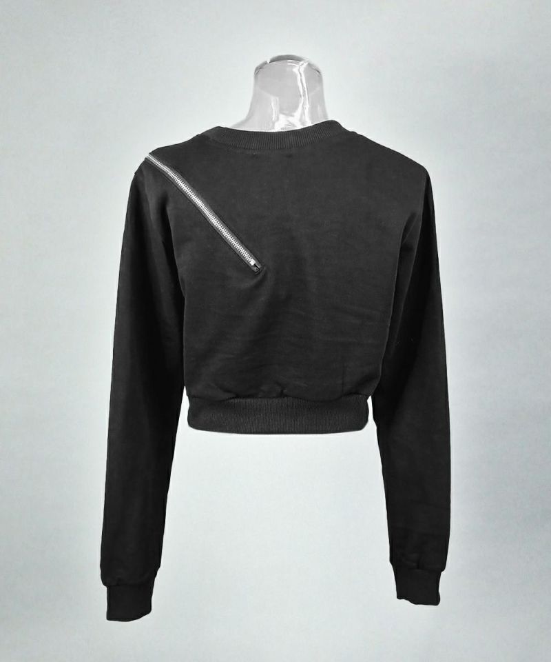 肩ジップショートスウェット03