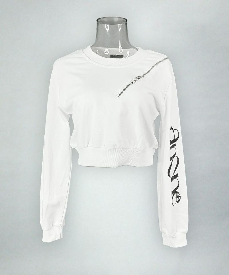 肩ジップショートスウェット04