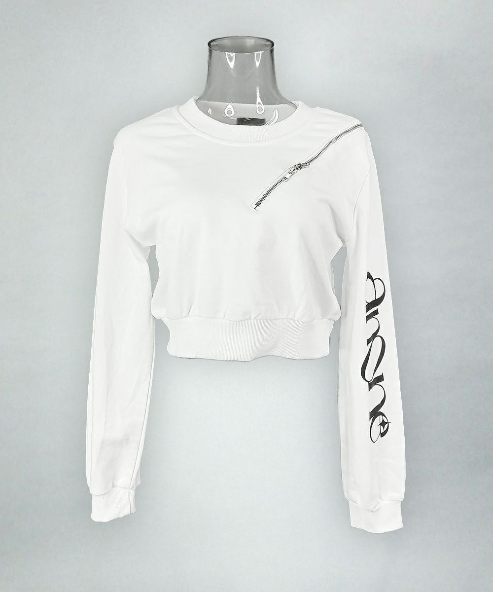 肩ジップショートスウェット04