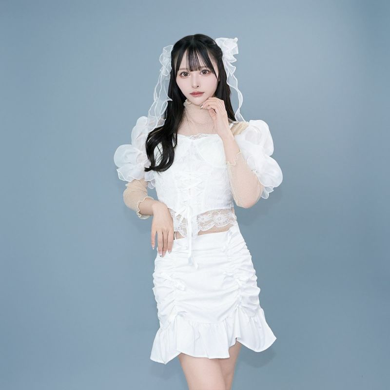 くしゅくしゅマーメイドミニスカート12