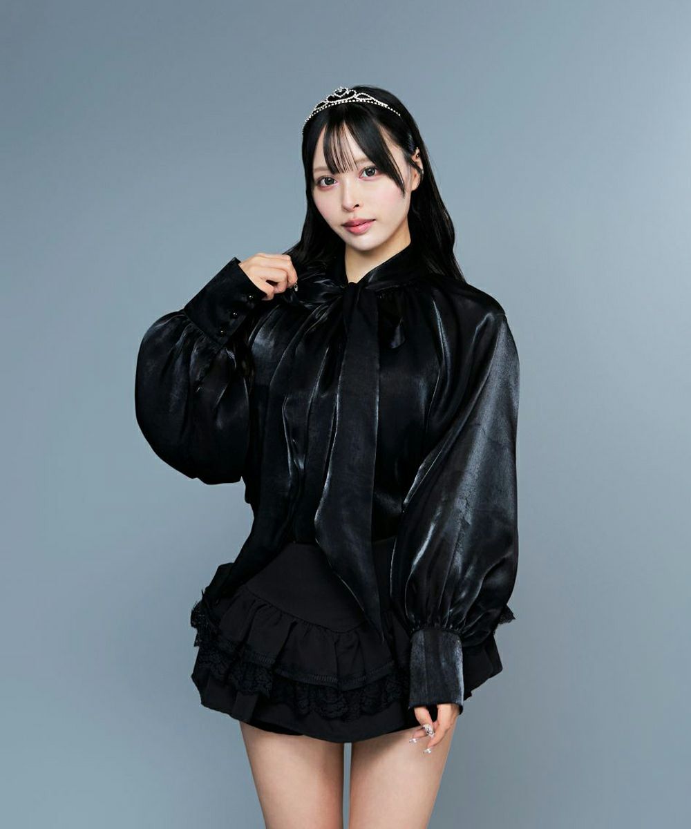 有能ボウタイブラウス05