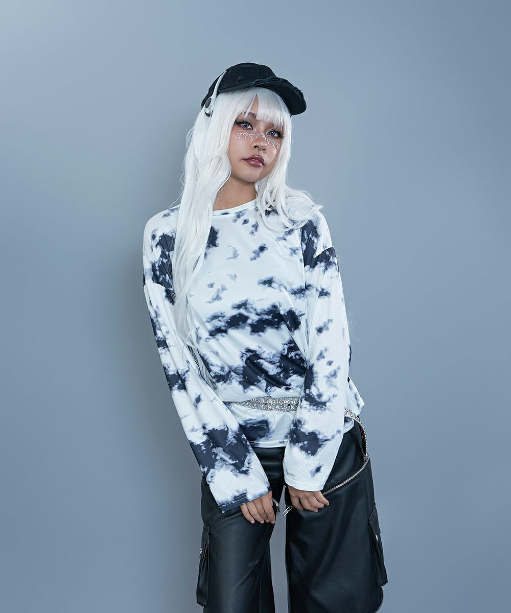 タイダイ柄ロングスリーブ