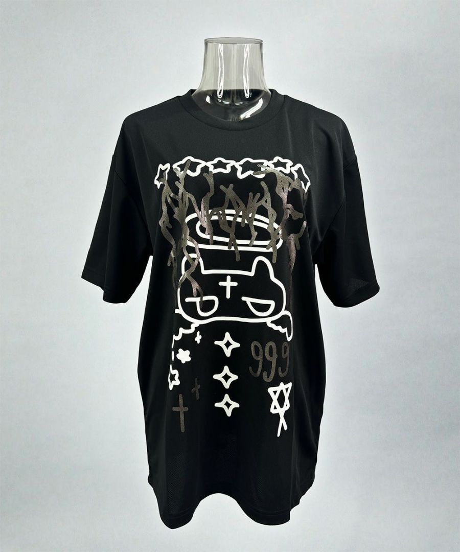 エンジェルネコドローイングTシャツ