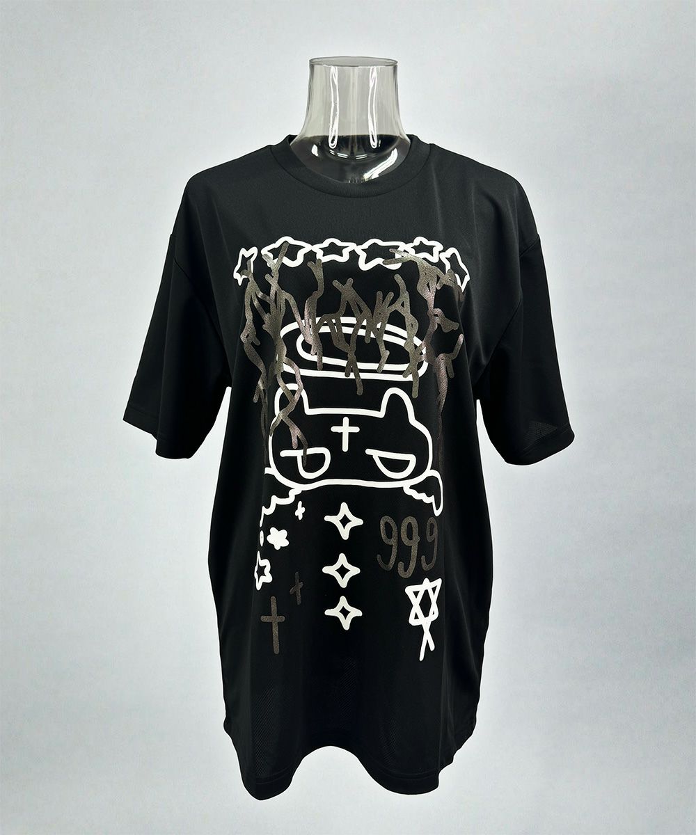 エンジェルネコドローイングTシャツ