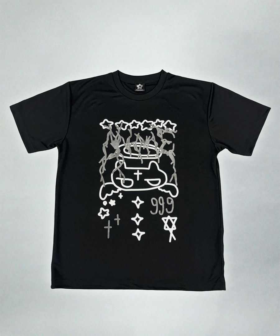 エンジェルネコドローイングTシャツ