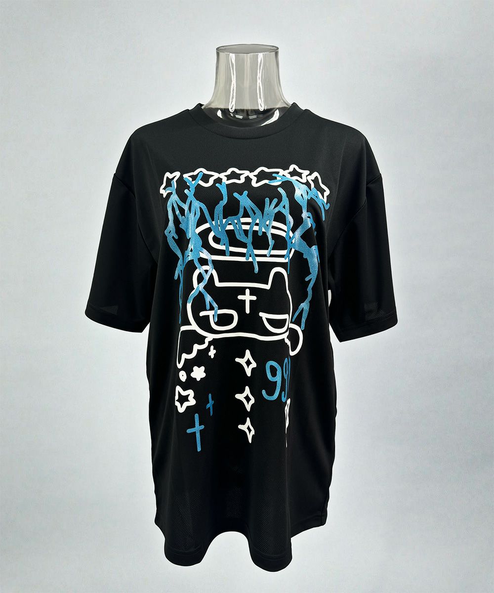 エンジェルネコドローイングTシャツ