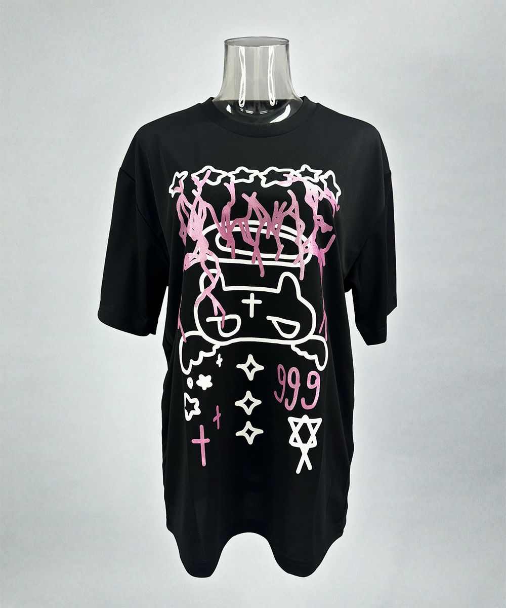 エンジェルネコドローイングTシャツ