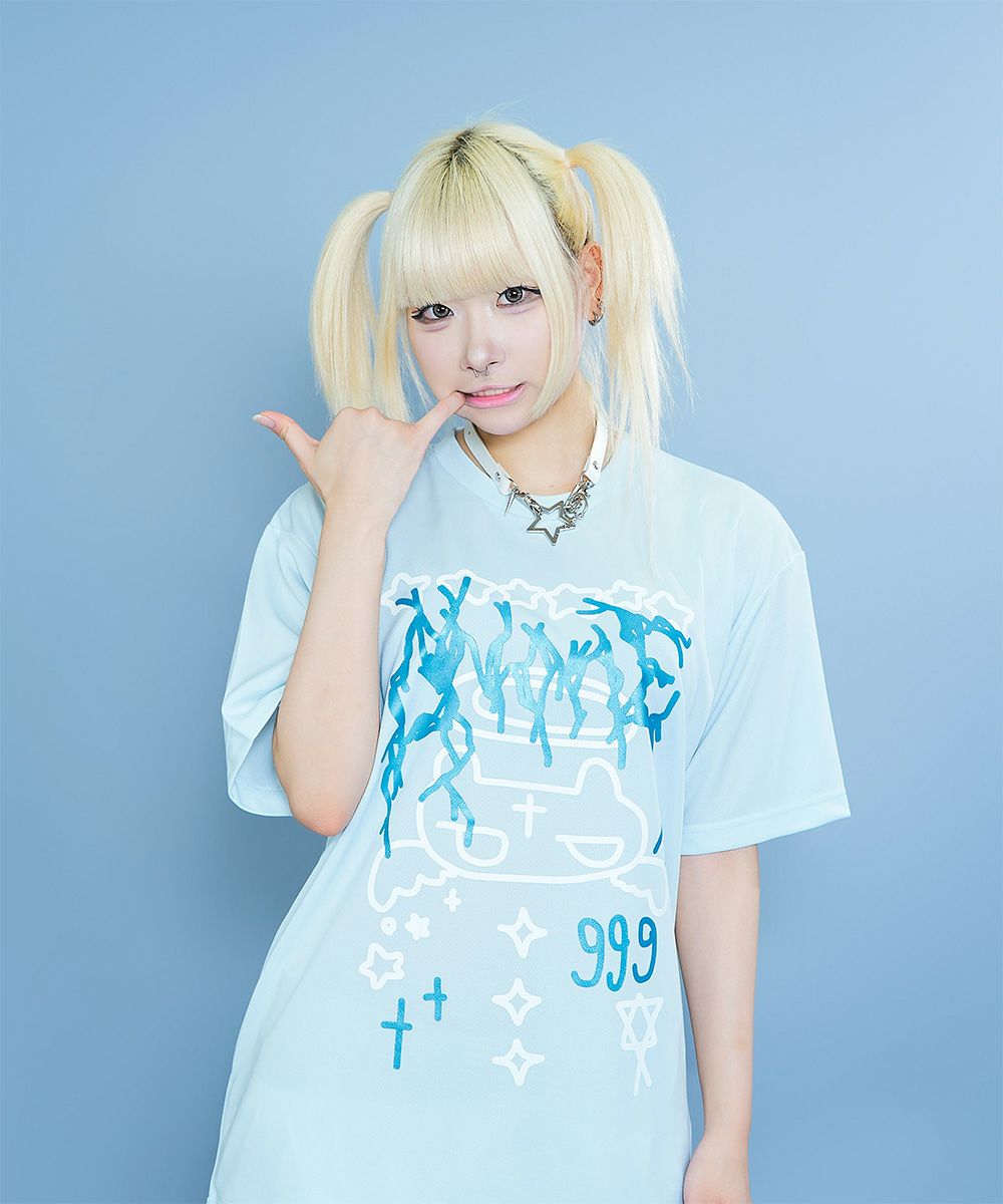 エンジェルネコドローイングTシャツ