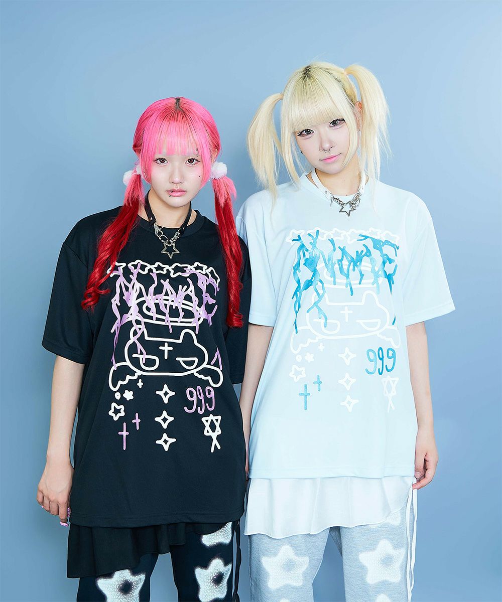 エンジェルネコドローイングTシャツ