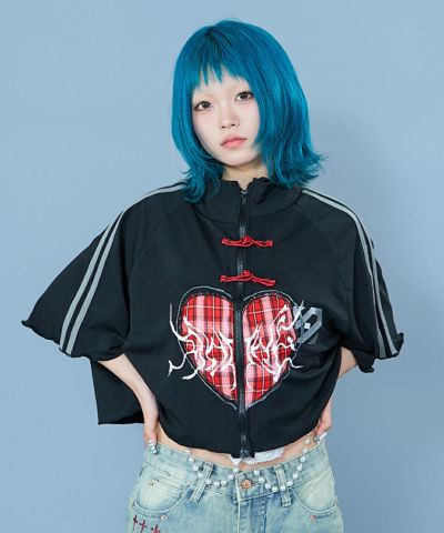 anonenone 魔女ジャージ 水色×黒 anonenone 魔女ジャージ 水色×黒 - メルカリ