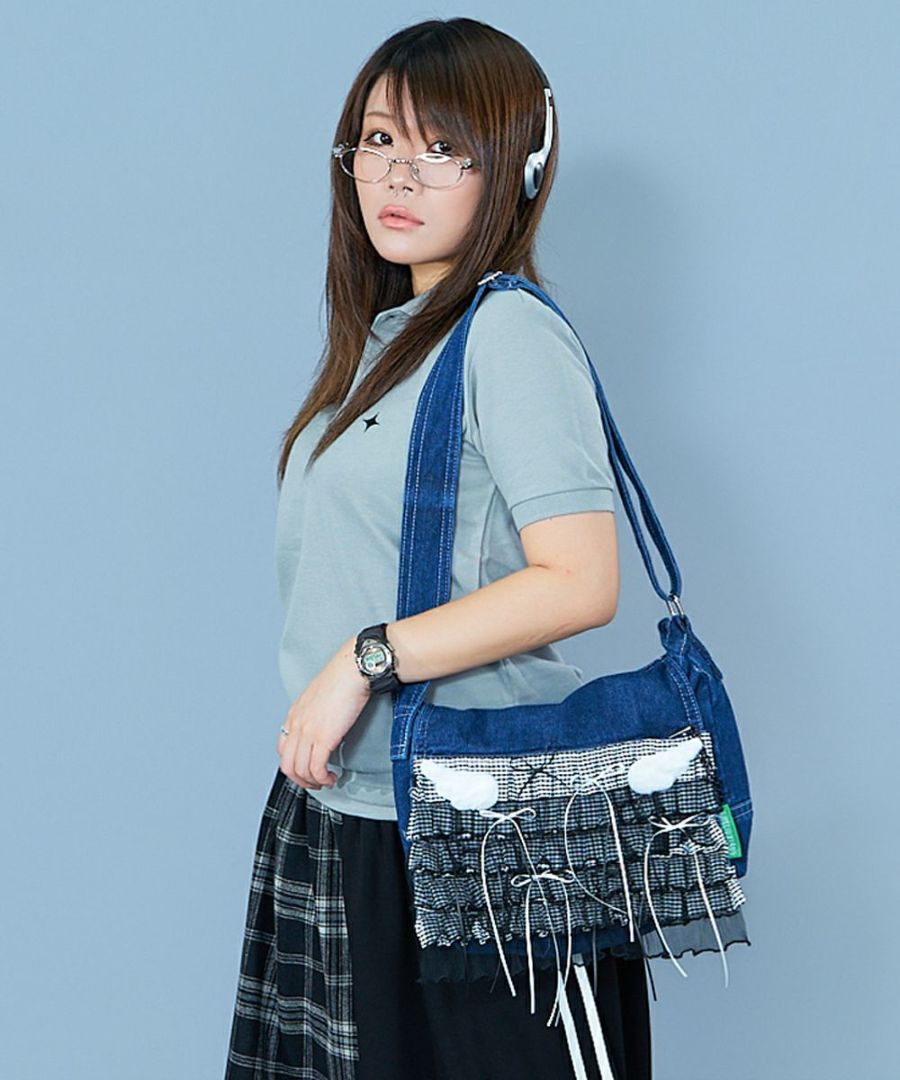 平成女児デニムショルダー