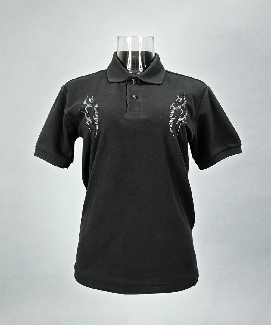 ドットトライバルポロシャツ