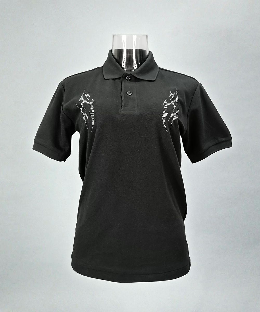 ドットトライバルポロシャツ