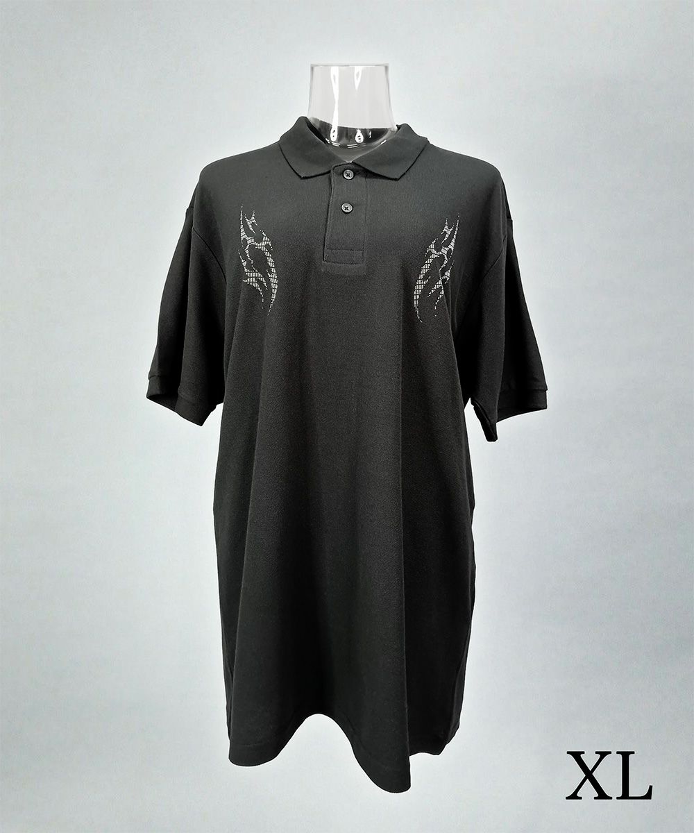 ドットトライバルポロシャツ