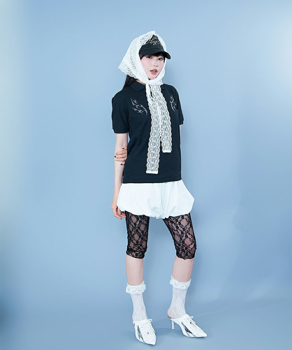 ドットトライバルポロシャツ