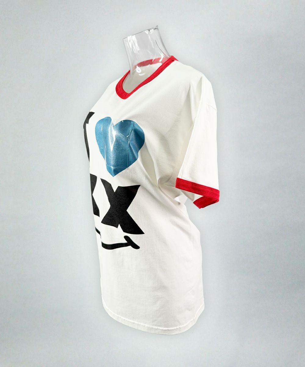 アイラブXXリンガーTシャツ