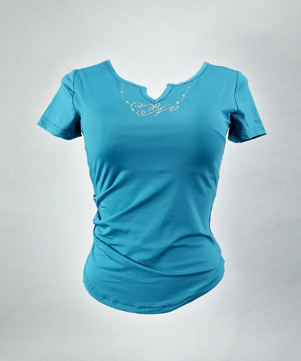 カップつきアシメTシャツ