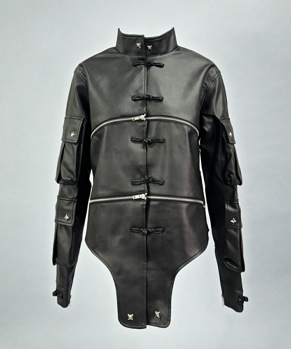 レザーチャイナジャケット