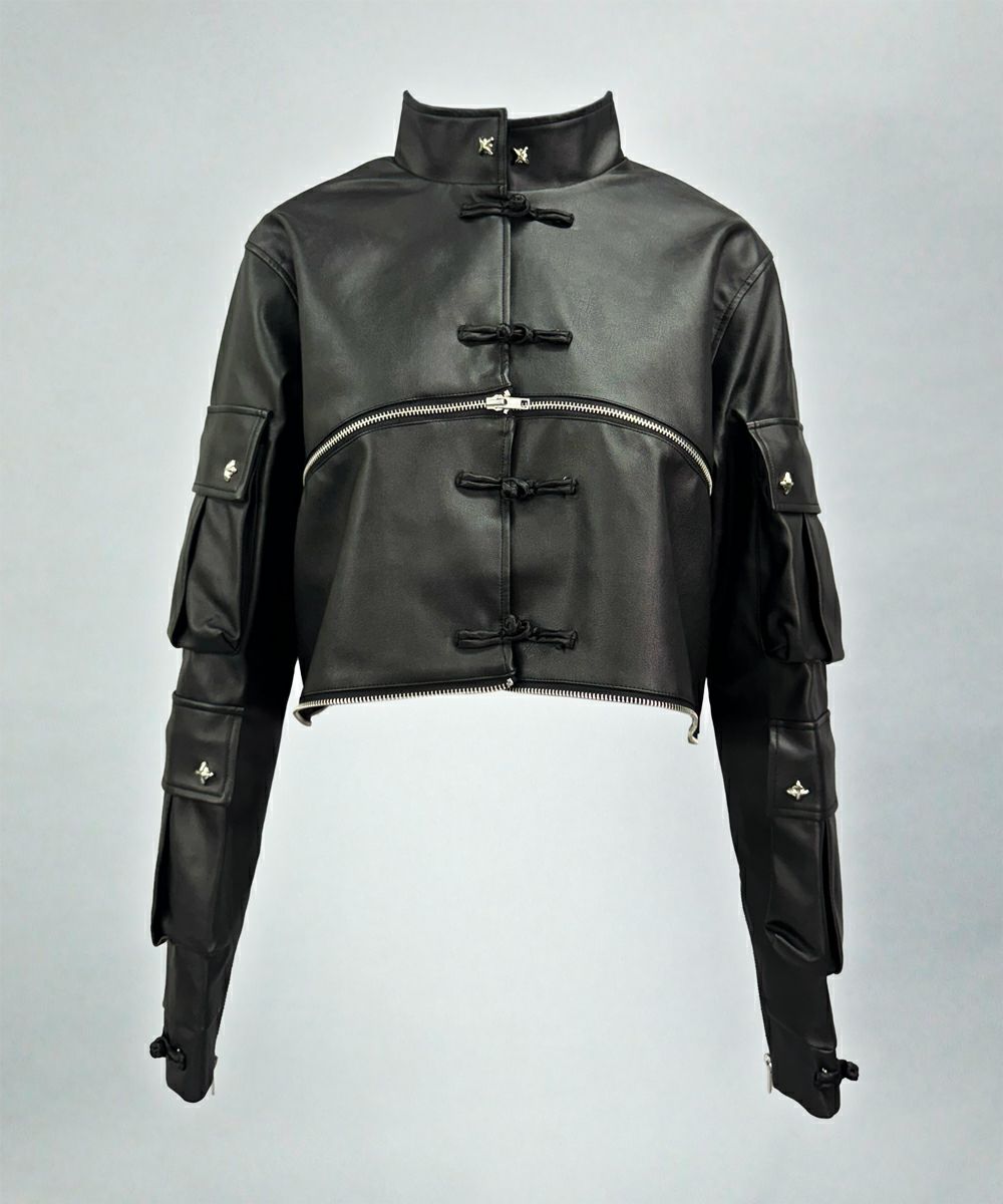 レザーチャイナジャケット