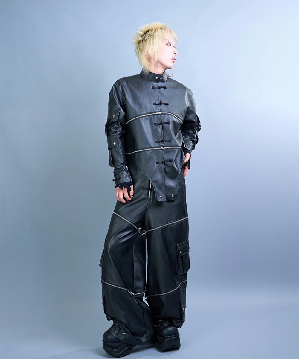 レザーチャイナジャケット