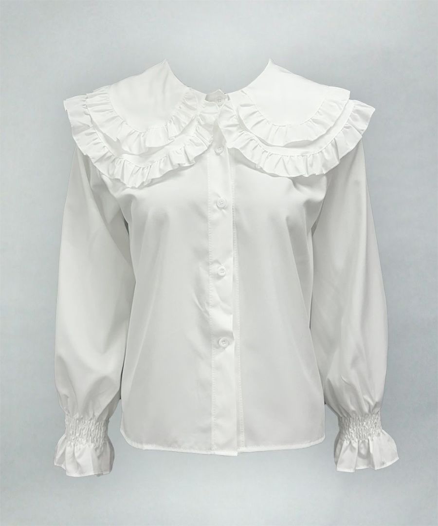 BIG襟ダブルブラウス