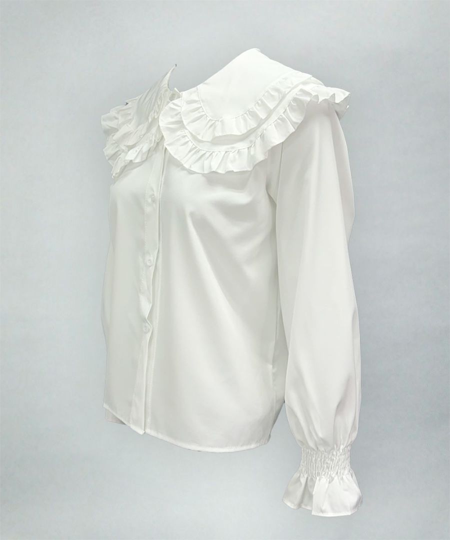 BIG襟ダブルブラウス