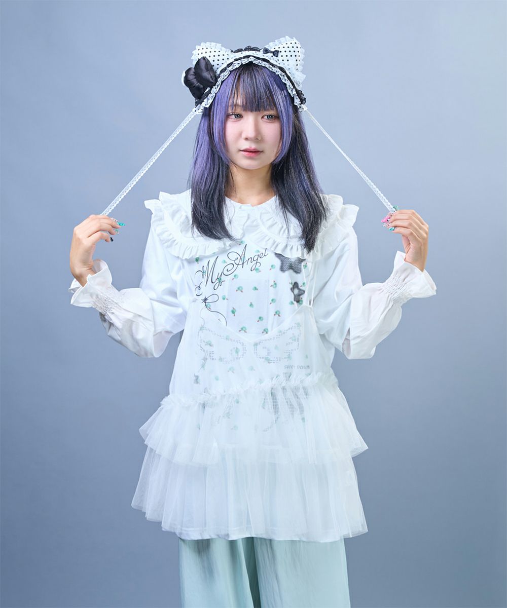 BIG襟ダブルブラウス