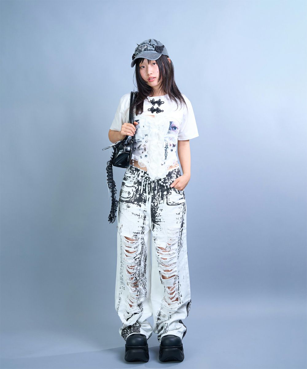 遊限リメイクキャップ