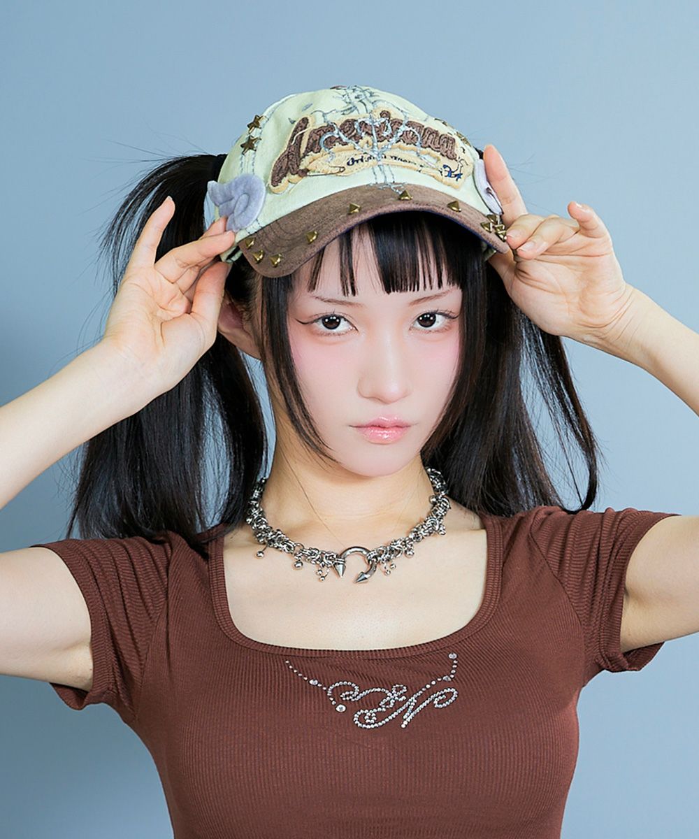 遊限リメイクキャップ