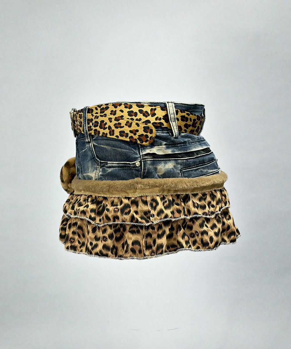  極彩Y2Kリメイクフリルスカート04