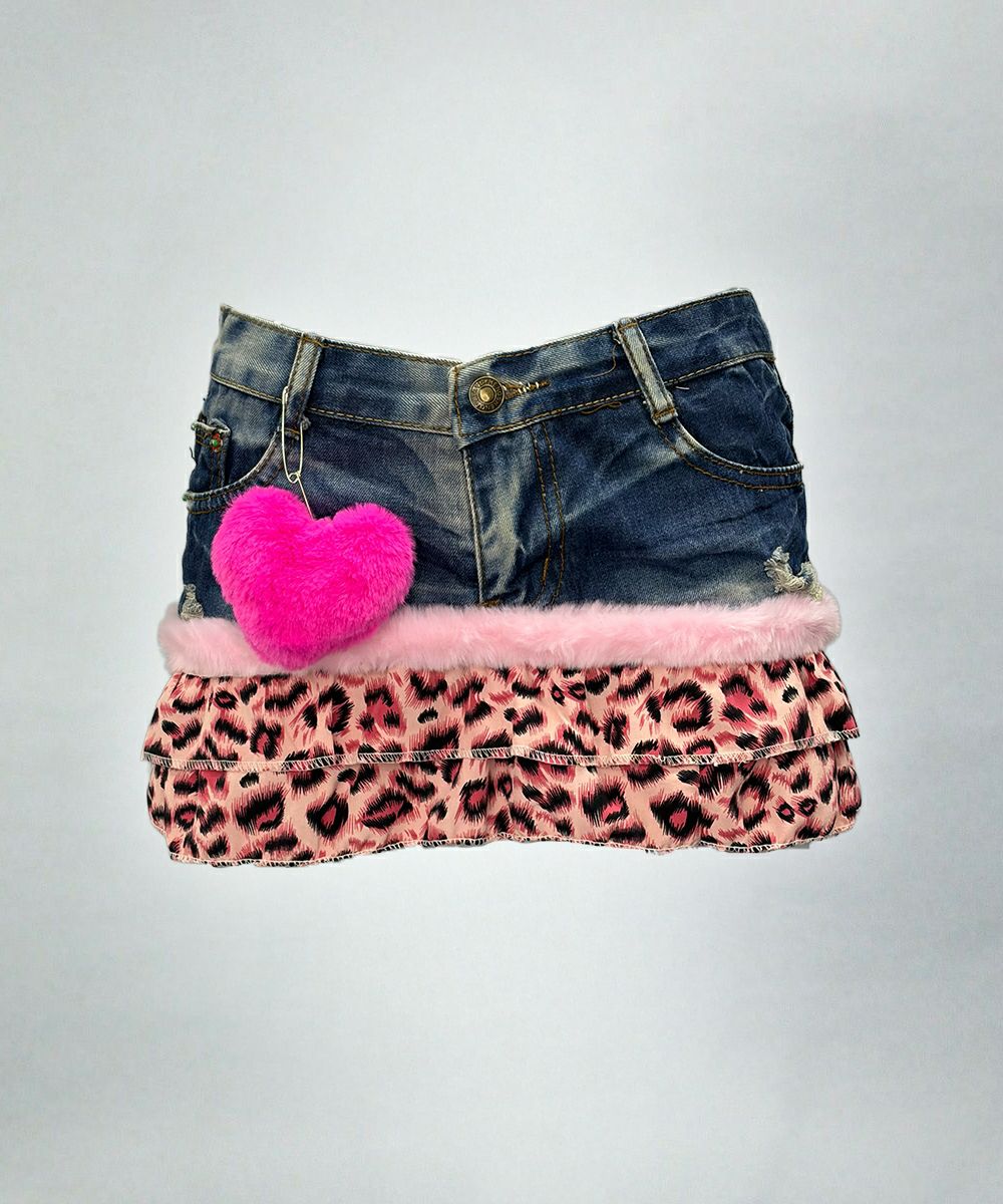  極彩Y2Kリメイクフリルスカート07