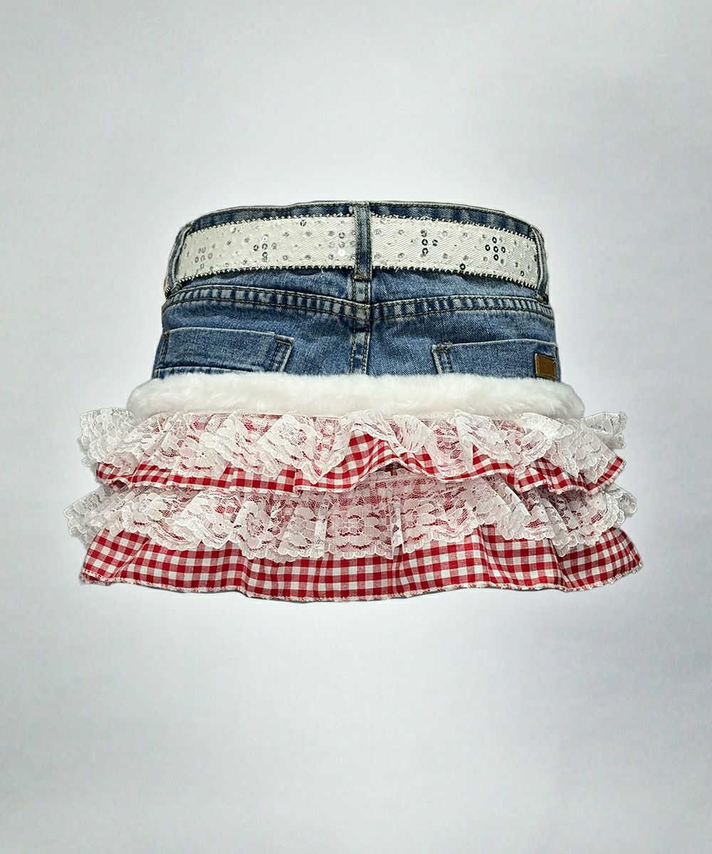  極彩Y2Kリメイクフリルスカート26